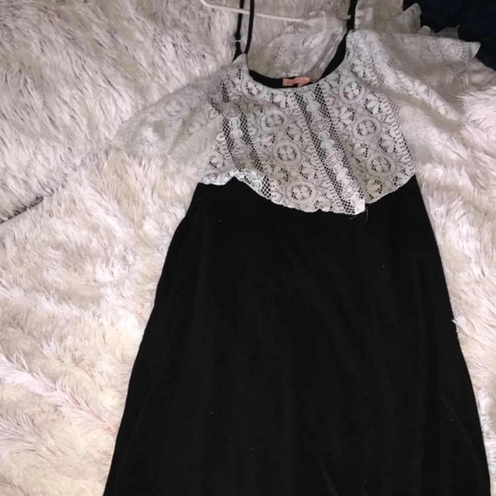 Long black stretchy dress